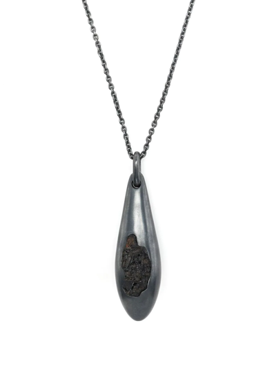 Parts Of Four Chrysalis Tektite Necklace In Silver