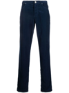 Brunello Cucinelli 5 Pocket Dyed Denim Jeans In Navy