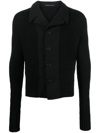 YOHJI YAMAMOTO BLAZER-STYLE WOOL CARDIGAN