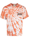 ARIES TIE-DYE PRINT LOGO T-SHIRT