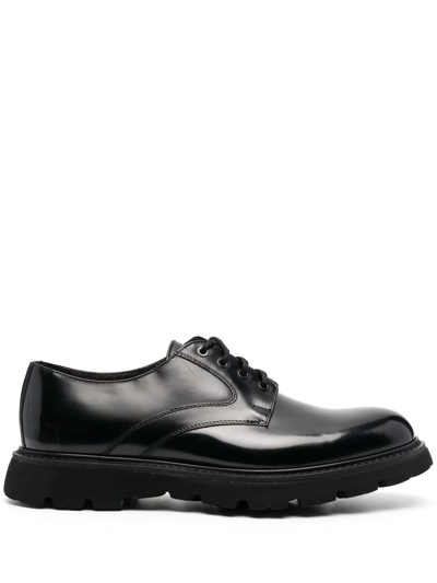 Doucal's Oxford Lace-up Shoes In Black