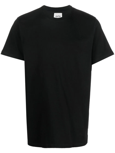 Arte Logo-print T-shirt In Schwarz