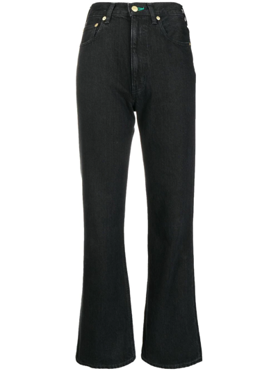 Tu Es Mon Tresor + Net Sustain The Diamond High-rise Straight-leg Jeans In Black