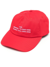 Rokh Embroidered Baseball Cap In Red | ModeSens