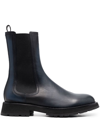 ALEXANDER MCQUEEN ELASTICATED LEATHER BOOTS