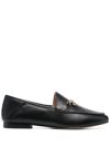 Coach Hanna Leather Loafers In Black