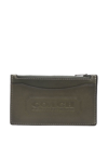 COACH EMBOSSED-LOGO LEATHER WALLET