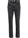 ISABEL MARANT STRAIGHT-LEG CROPPED JEANS