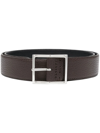 ORCIANI GRAINED LEATHER BELT