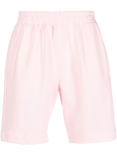 Styland Cotton Bermuda Track Shorts In Pink