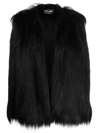 Styland Faux-fur Gilet In Schwarz