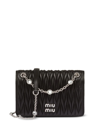 Miu Miu Leather Cross-body Bag In Black