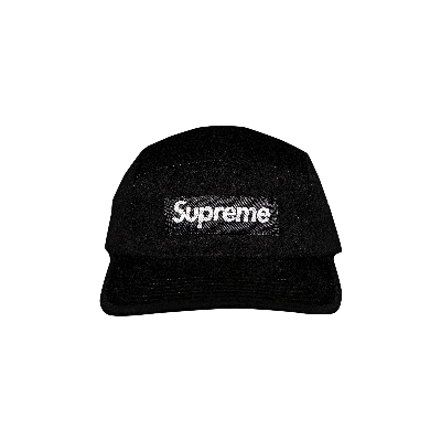 Pre-owned Supreme Wool Camp Cap 'black'
