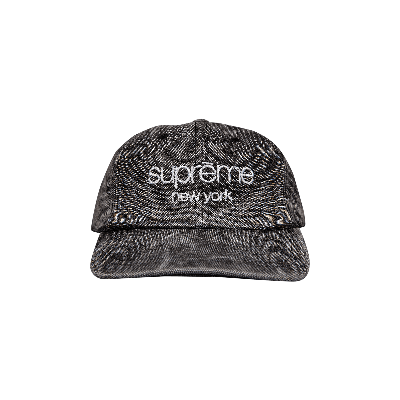 Pre-owned Supreme 2-tone Canvas 6-panel 'black'