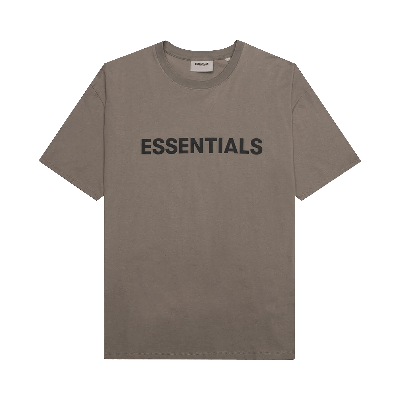 Pre-owned Essentials Fear Of God  Short-sleeve Tee 'taupe' In Tan