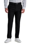 Kenneth Cole Reaction Men's Slim-fit Stretch Gabardine Dress Pants In Black
