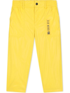 Dolce & Gabbana Coated-nylon Worker Trousers In Yellow