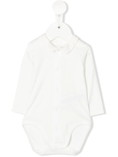 Petit Bateau Babies' Solid-color Shorties In White