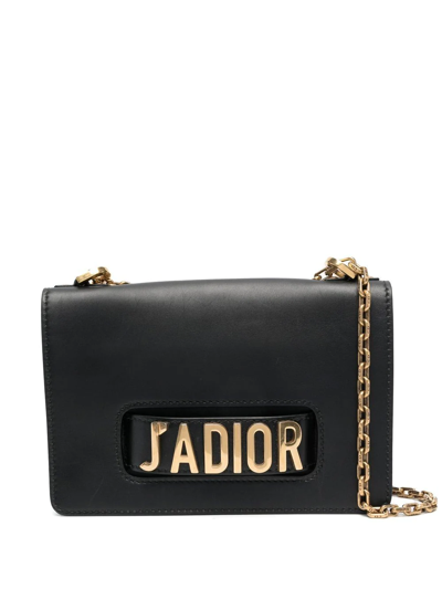 Pre-owned Dior J'a Shoulder Bag In Black