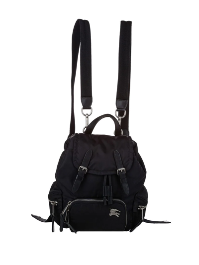 Pre-owned Burberry Runway Nylon Backpack In Black
