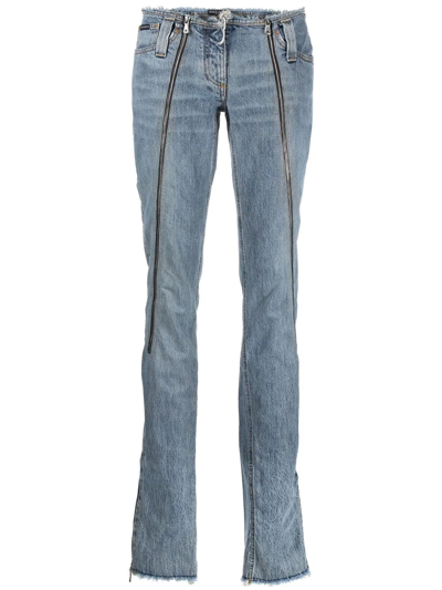 Pre-owned Dolce & Gabbana 2000s Zip-fastening Jeans In Blue