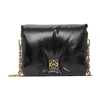 Loewe Goya Puffer Quilted Shoulder Bag In Black