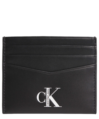 Calvin Klein Jeans Est.1978 Leather Wallet In Black