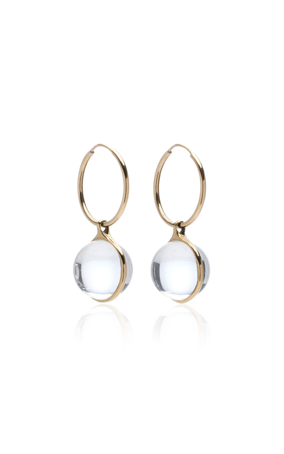 Cyril 46˚ 14k Yellow Gold Quartz Earrings