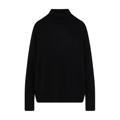 Lisa Yang Heidi Cashmere Turtleneck Sweater In Black