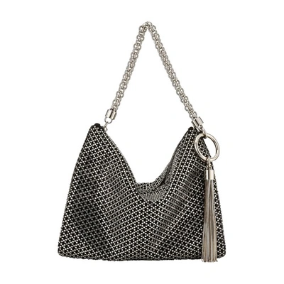 Jimmy Choo Callie Handbag In Silver