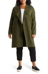 By Design Andrea Open Front Cardigan In Rifle Green