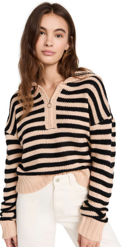 For Love & Lemons Elyse Sweater In Brown