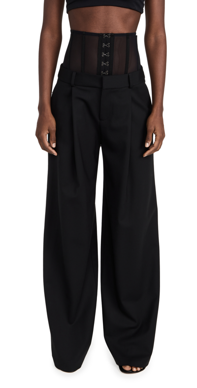 Monse Bustier Trousers In Black