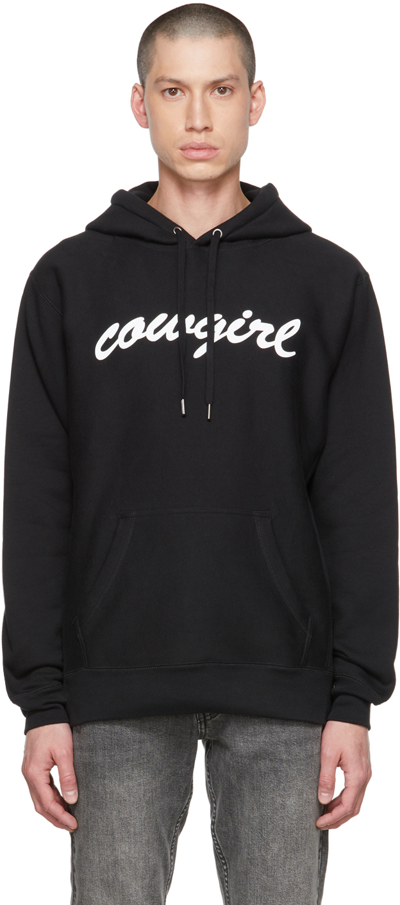 Cowgirl Blue Co Black Big Script Hoodie