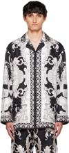 VERSACE BLACK BAROQUE SHIRT