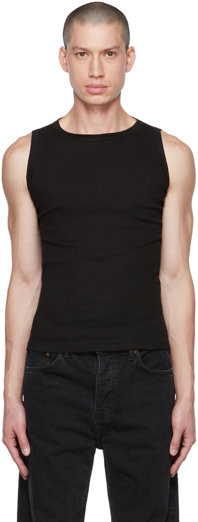 Aries Two-pack White & Black Racer Back Tank Tops