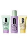 Clinique Skin School Supplies Cleanser Refresher Course Set - Dry Combination