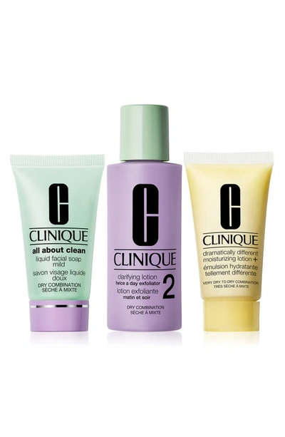Clinique Skin School Supplies Cleanser Refresher Course Set - Dry Combination