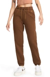 Nike Air Fleece Sweatpants In Brown - Brown