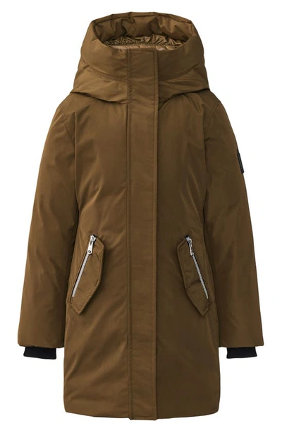 Mackage Kids' Shayna 800 Fill Power Down Jacket In Army