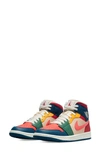 Jordan Air  1 Mid Se Basketball Sneaker In Blue