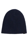 Rag & Bone Harlow Wool & Cashmere Blend Beanie In Blue