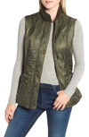 Barbour Otterburn Quilted Nylon Vest In Olive