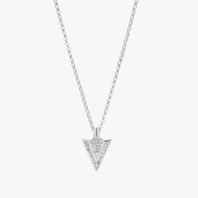 Annoushka Flight 18ct White Gold Arrow Diamond Necklace