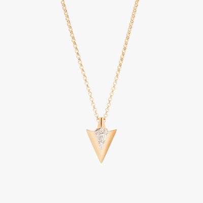 Annoushka Flight 18ct Yellow Gold Arrow Diamond Necklace