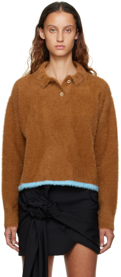 ウエア Jacquemus Le Polo Neve Brown JACQUEMUS – Le Polo Neve Brown