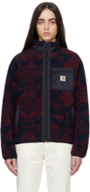 CARHARTT BURGUNDY & NAVY PRENTIS JACKET