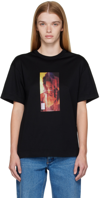 Meryll Rogge Graphic Print Short Sleeve Crewneck T-shirt In Black