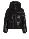 Red Valentino Redvalentino Tulle Down Jacket In Black
