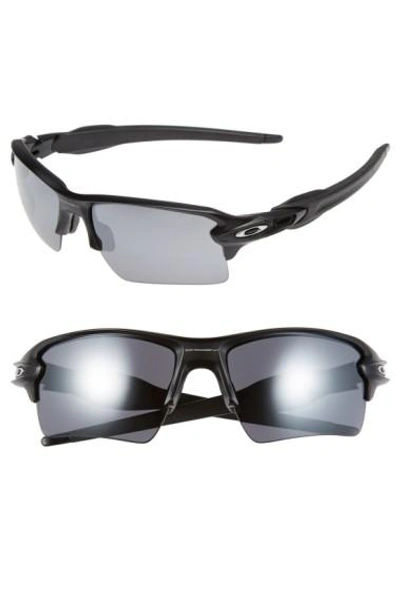 Oakley Flak 2.0 Xl Sunglasses, Oo9188 In Black Matte/black Mirror